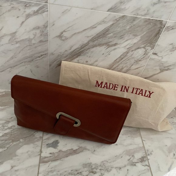 Lilium of Florence_"Elena" Leather Clutch Handbag - Picture 1 of 9